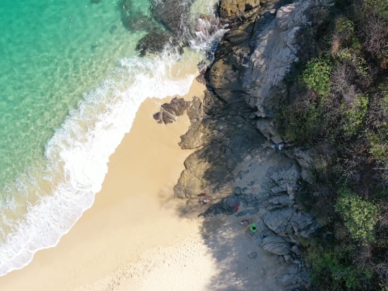 Video aereo playa